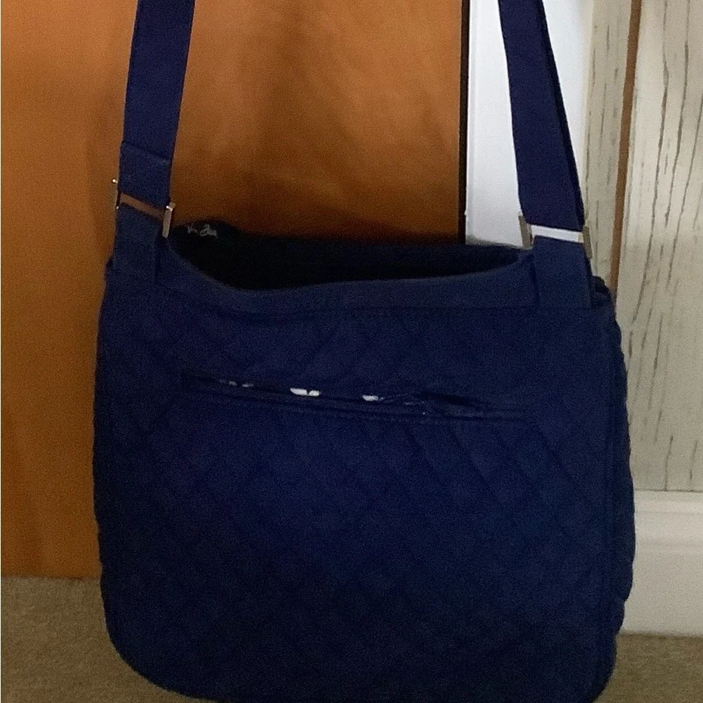 Quilted Navy Crossbody Bag with Adjustable Strap - Women's Crossbody - Picture 2 of 7